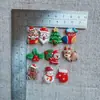 Nuevos Accesorios Navideños Calcetines Navideños Alce Árbol DIY Funda para Teléfono Móvil Parche Pasador Bolsa Flor para Zapato Adornos Navideños Material