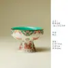 Xícara de Chá Cerâmica Artesanal Estilo Japonês com Pé Alto e Design Lindo para Uso Doméstico