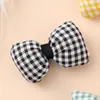 Lindo lazo pequeño a cuadros accesorios diy Corazón de chica a cuadros Accesorios dulces para el cabello Zapatos Calcetines Sombrero Accesorios de ropa Materiales
