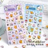 Amantes de las Pegatinas para Mascotas Ji Luxin Bienvenidos a la Serie Linda Decoración para Diario de Animales Lindos Pegatinas Troqueladas