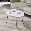 Mesa de Centro para Sala de Estar, Uso Doméstico, Mesa Lateral para Sofá, Mesa Redonda, Mesa de Té Móvil para Balcón, Mesa de Centro Minimalista para Apartamento Pequeño