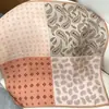 Rao Yun Primavera e Outono 70 Novo Estilo Feminino Crepe de Seda Cetim 12 Momme Lenço Quadrado Estilo Floral Coreano Em Estoque Atacado