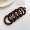 2026 Moda Lindo Oso Goma para el Cabello Cuerda para Cola de Caballo Alta Accesorio para el Cabello Otoño e Invierno Anillo de Pelo de Felpa Alta Elasticidad Cuerda para el Cabello Duradera
