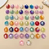 Cuentas Acrílicas de Flor de Cerezo Transparentes de Color Degradado Hechas a Mano Accesorios para Joyería DIY Cuentas Espaciadoras para Pulseras Cuerda para Manualidades Cuentas Sueltas