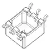 Carcasa Protectora para Inductor de Carcasa de 10 mm Estuche Anillo Magnético Parche de Carcasa para Inductor 3+3