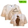 Camiseta de mujer con el periférico de anime de batalla Manshu, suave y cómoda, de manga corta con ombligo, sencilla y dulce, ropa para mujer
