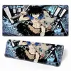 Alfombrilla de Escritorio Grande de Anime de Dibujos Animados, Pad para Escritorio, Pad con Bordes Bloqueados, Pad Antideslizante y Resistente a Manchas para Oficina y Gaming, Teclado