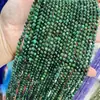 Contas de 4MM Contas facetadas de jade africano Ângulo de disco rígido Contas Mimi Contas