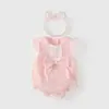 Ropa para Bebé, Mameluco de Verano, Mameluco Delgado con Estilo para Niñas Pequeñas, Ropa para Exteriores, Conjunto de una Pieza Clase A