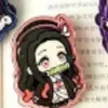 Demon Slayer Versión Q: Kimetsu No Yaiba Estilo Ins Moderno Grueso Doble Cara Acrílico Clip para Papel de Examen Estudiante Clip de PP Clip para Guardar Notas