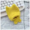 Primera, Segunda y Tercera Generación Labubu 17cm Labubu Muñeca Sentada Fiesta Ropa Imitación Piel de Visón Suéter de Color Sólido Bufanda Rayada