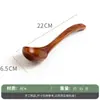 Cuchara de Madera Más Vendida con Mango Largo, Espátula de Madera, Espátula de Cocina, Espátula Antiadherente, Cuchara para Saltear, Juego de Utensilios de Cocina de Madera