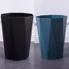 Lixeira estilo nórdico para uso doméstico na sala de estar, cozinha, quarto, simples, sem tampa, grande, cesto fofo para papel higiênico