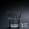 Vaso octagonal de vidrio templado engrosado al por mayor para bar ktv, vaso de cerveza de vidrio para el hogar, dos dos Copa Lotus