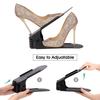 Zapatero de plástico ajustable transfronterizo, zapatero de dormitorio de doble capa integrado, ahorra espacio, estante de almacenamiento desmontable de fábrica