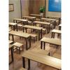 Mesa de escritorio doble directo de fábrica clase de entrenamiento larga academia de repaso lista de escritorio y silla mesa de tutoría estudiantes de primaria y secundaria entrenamiento