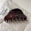Pin Popular Etiqueta Dorada de Xiaohongshu, Pin de Tiburón de Ácido Acético de Tamaño Mediano de Gama Alta, Pin Sencillo para el Cabello Femenino en la Parte Posterior de la Cabeza