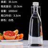 Garrafa de vinho de amora-cera vinho de fruta fruta caseiro garrafa vazia pote selado portátil com tampa vidro de grau alimentício para fabricação de vinho doméstico
