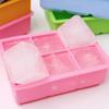 Amazon Explosions Ice Pad Mold Whisky Ice Box com Funil One-piece 4-cell Six-cell Square Silicone Ice Pad