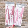 Set Rizador de Cabello Coreano Plástico Cuatro Colores Gancho Doble Tirador de Cabello en Espiral Set de Cuatro Piezas Patrón Banda para el Cabello Cabello Rizado Venta al por Mayor