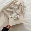 Bolso Coreano con Incrustaciones de Diamantes para Mujer Verano 2025 Nuevo de Moda Tendencia Nicho Bolso de Axila Versátil Bolso Cruzado con Cadena al Hombro