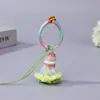 Colgante de Borla de Nudo de Diamante Colorido, Llavero de Borla Estilo Antiguo, Accesorio de Joyería Colgante Hecho a Mano DIY Estilo Étnico