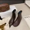Botas de tornozelo com salto interno para mulheres baixinhas, coleção primavera/outono 2026 estilo coreano, botas de moda pretas retrô e versáteis, botas que afinam