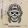 Parche Original Etiqueta Bordada Parche Bordado Calavera Accesorios para Ropa Parche Insignia Parche Accesorios Estilo Punk Parche de Tela