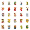 Transfronterizo Nuevo 50 Osito de Peluche Dibujos Animados Pegatinas Lindas Sin Repetir Teléfono Móvil Cuaderno Decorativas Impermeables Pegatinas