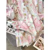 Vestido Casual de Botones Estilo Retro 2025 Nuevo Verano Estilo Chino Botonadura Diagonal Floral Elegante Vestido Cheongsam Mejorado