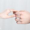Anillo de Plata de Ley S925 Elaine Jewelry Ciudad Asediada Anillo Cuadrado de Nicho Anillo de Moda Anillo de Cola con Circonita de Lujo Ligero