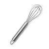 Batidor de Huevos Manual de Acero Inoxidable para Batir Crema y Huevos, Herramienta Comercial Espesada y Alargada para Mezclar y Hornear
