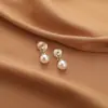 Brincos de Clipe para Velas de Mosquito para Mulheres Sem Orelhas Furadas, Brincos de Pérola de Alta Qualidade, Brincos Estilo Francês Atacado, Luxo Leve Ins, Simples e Elegante