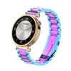 Adecuado para Correa de Reloj Huawei Gt4 41mm Correa de Reloj de Acero Inoxidable de Tres Eslabones Sólidos Interfaz Universal Correa de Reloj Inteligente
