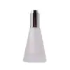 Nueva Botella de Vidrio con Forma de Cono Degradado para Aceite Esencial 15ml Gotero de Presión Transparente Botella para Suero Botella de Muestra Desechable Escarchada