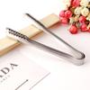 Pinza para hielo de 8 pulgadas, pinza para azúcar, pinza para pan, pinza para barbacoa de acero inoxidable, pinza para bistec no alimentaria, anti-escaldaduras, ventas directas de fábrica