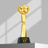 Novo Troféu de Resina Fabricação Criativa de Troféus de Cristal Banhado a Ouro Cinco Estrelas Ouro, Prata e Cobre Competição de Atividade de Troféu