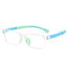 Ventas Directas de Fábrica Tienda Física de Gafas Entrega Gafas para Niños Marco de Silicona Suave Marco de Tr90 Varillas Ajustables Marco de Gafas para Miopía