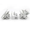 Liga de alumínio de vidro Grampo divisória canto fixo clipe Display Cabinet Glass Connection Clip Clip Laminado não perfurado Combinação Clip