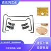 Venta Caliente Patas de Mesa Plegables Simples de Acero Inoxidable 201 Mesa para Laptop Almacenamiento Mesa de Cama Mesa de Estudio Patas Fabricante
