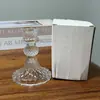 Suporte de Velas de Vidro com Diamantes Estilo Europeu Retrô Utensílios para Velas de Aromaterapia Decoração de Sala de Estar de Vidro de Cristal Esculpido Ornamentos
