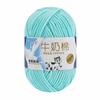 Bebé Bufanda Autotejida de Algodón Leche de 5 Hebras Hilo Mediano Grueso Ovillo Manta Crochet DIY Lana Tejido a Mano Bolsa de Material