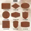 Etiquetas de Cuero PU Lisas Listas para Usar para Sombreros, Versión Lisa, Etiquetas de Cuero para Transferencia de Calor para Ropa, Grabado Láser, Parches en Relieve
