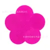 En stock 5 Colores Flor Maquillaje Pincel Silicona Almohadilla de Lavado Fácil de Limpiar Con Ventosa Lápiz de Cejas Esponja Limpieza Maquillaje Brochas Soportes