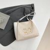 Bolsa tote personalizada estilo preguiçosa para estudantes, estilo coreano, nova bolsa de ombro casual com design de nicho para primavera