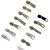 N.º de venta al por mayor al contado. 3 Cabezales de cremallera de nailon Cabezales de cremallera de metal de aleación de zinc Accesorios para equipaje Cremallera Tirador de cremallera