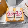 Pantuflas Peludas para Mujer, Estilo Nuevo de Invierno Casual, Suela Plana, Peludas con Letras de Celebridad de Internet, Zapatos de Mujer Versátiles y a la Moda para Usar Afuera