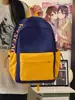 Mochila de Grande Capacidade Estilo College para Alunos do Ensino Fundamental e Médio Estilo Coreano Casual Cor Doce Mochila Doce para Viagem e Compras