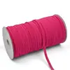 Cor 3-6mm cinto de cavalo bolsa de vestuário elástico de alta elasticidade punho elástico de borracha cinto de corrida de cavalo cinto plano