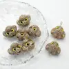 Cabeza de Gato Linda y Adorable de Ojos Grandes Cuentas Sueltas Cuentas de Búho Material Acrílico DIY Pulsera Cadena de Teléfono Cuentas